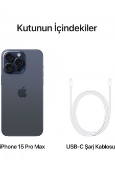iPhone 15 Pro Max 512 GB Mavi Titanyum